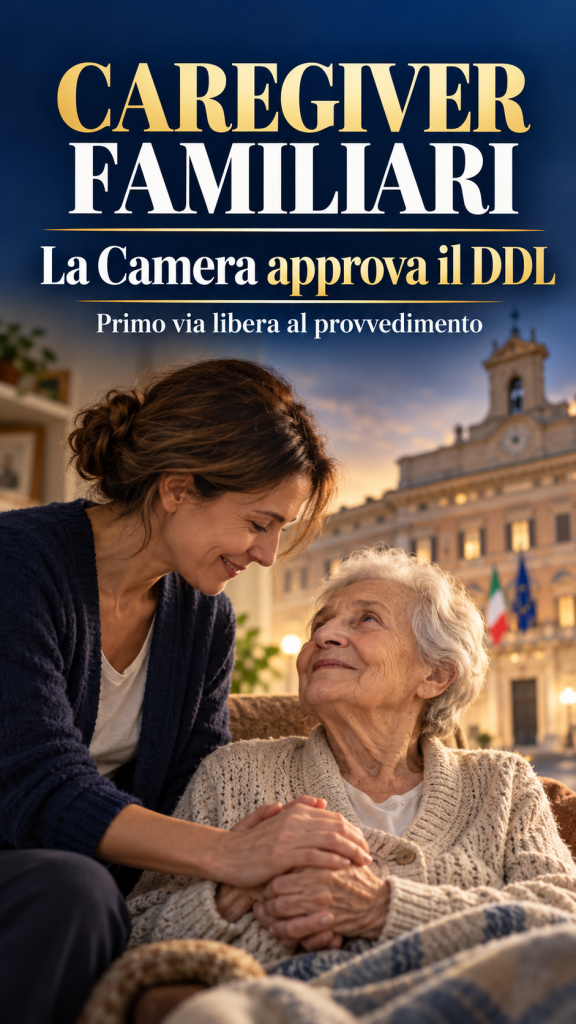 Ddl caregiver, la Camera approva la legge.